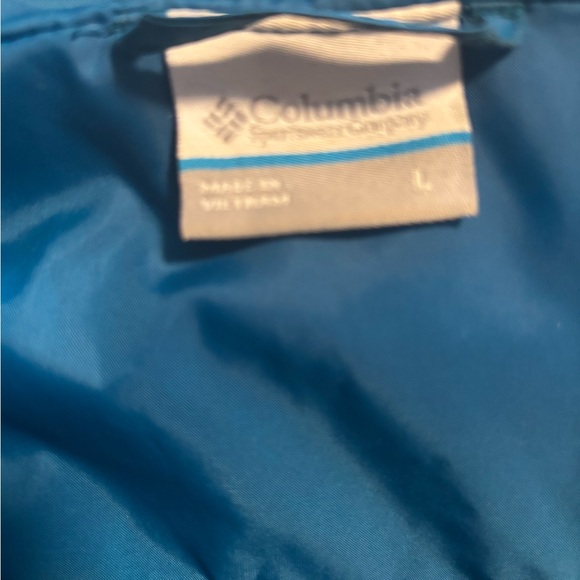 Columbia Blue Outdoor Jacket (L) - Picture 4 of 4